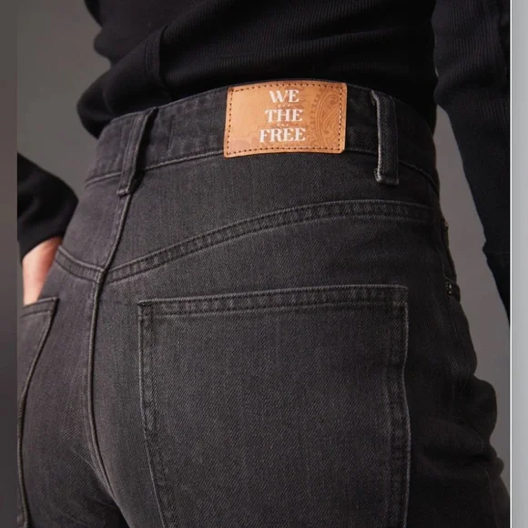 Free People We The Free The Pacifica High Rise Slim Straight Leg Jean - Picture 1 of 8